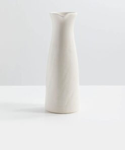 Ceramic Floral Handmade Vase with Diamond Pattern